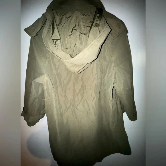 Zara Size XS Green Trenchcoat - Picture 2 of 8